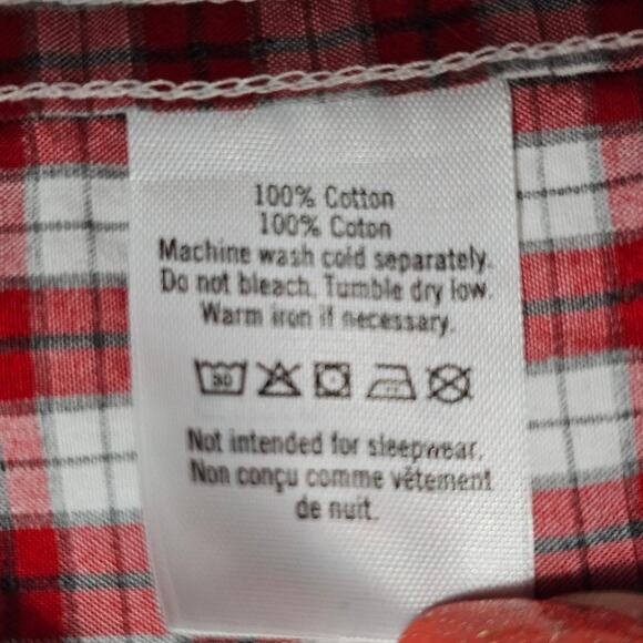 Janie and Jack Baby Boy's Holiday Plaid Button Down Oxford Shirt 12-18 M… - Picture 10 of 10